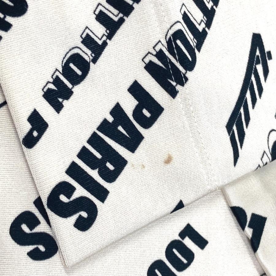 LOUIS VUITTON ルイヴィトン FLTS86  21SS  シグネチャー ロゴ ロングスリーブ 長袖シャツ レーヨン ホワイトベージュ レディース【中古】 | LOUIS VUITTON | 06