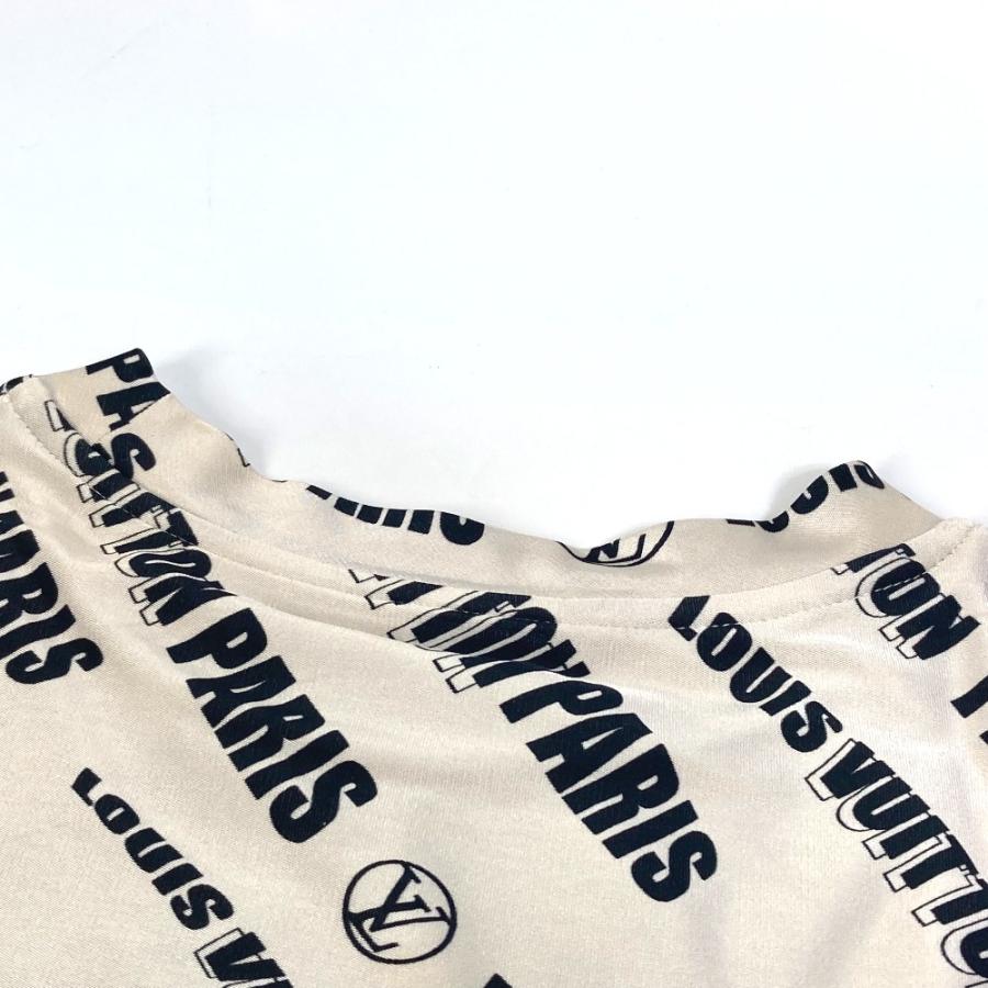 LOUIS VUITTON ルイヴィトン FLTS86  21SS  シグネチャー ロゴ ロングスリーブ 長袖シャツ レーヨン ホワイトベージュ レディース【中古】 | LOUIS VUITTON | 07