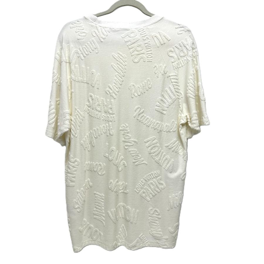 LOUIS VUITTON ルイヴィトン アパレル トップス ロゴ タオリング シティー ラグラン  半袖Ｔシャツ コットン ホワイト メンズ【中古】 | LOUIS VUITTON | 01