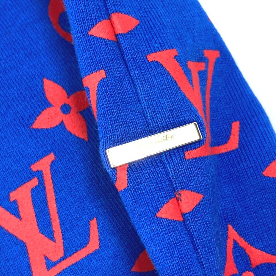 ルイヴィトン モノグラム グラディエント グラデーション ロゴ 半袖Ｔシャツ 青 ルイヴィトン LOUIS VUITTON 美品 22AW LVSEモノグラム