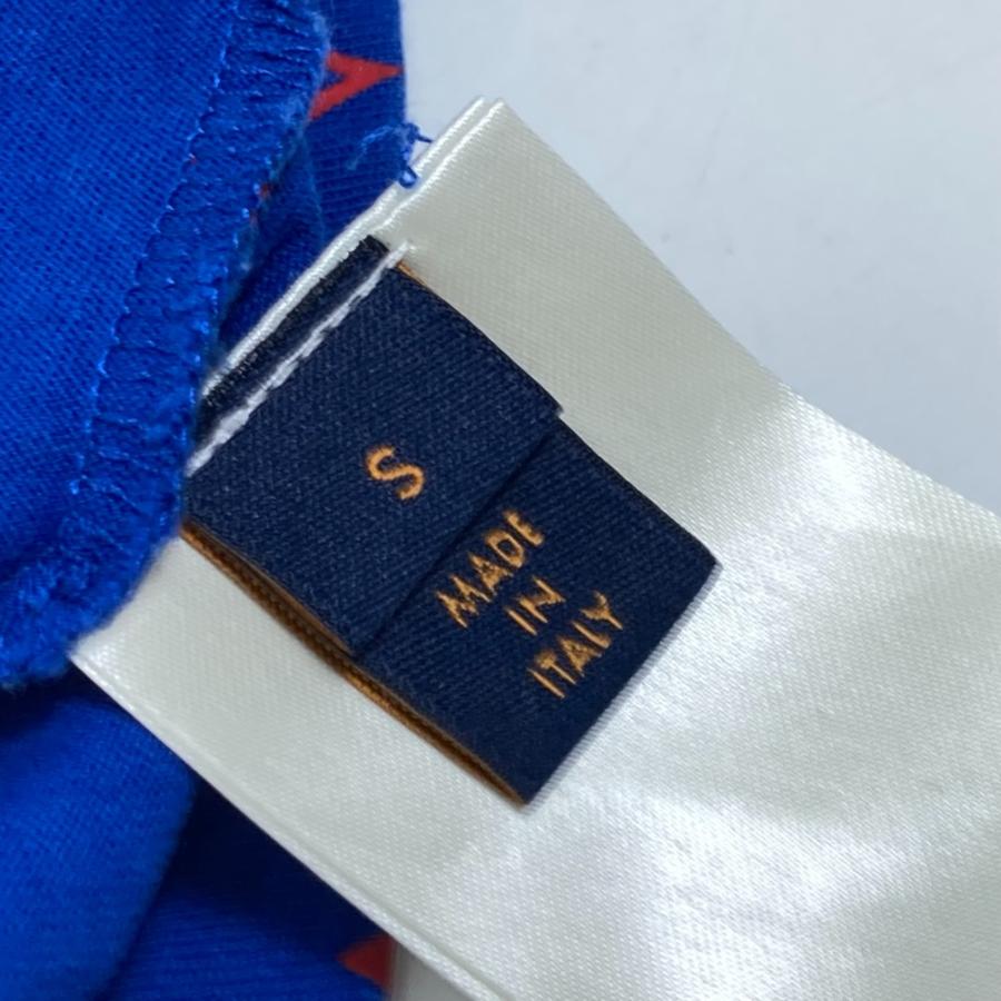ルイヴィトン モノグラム グラディエント グラデーション ロゴ 半袖Ｔシャツ 青 ルイヴィトン LOUIS VUITTON 美品 22AW LVSEモノグラム