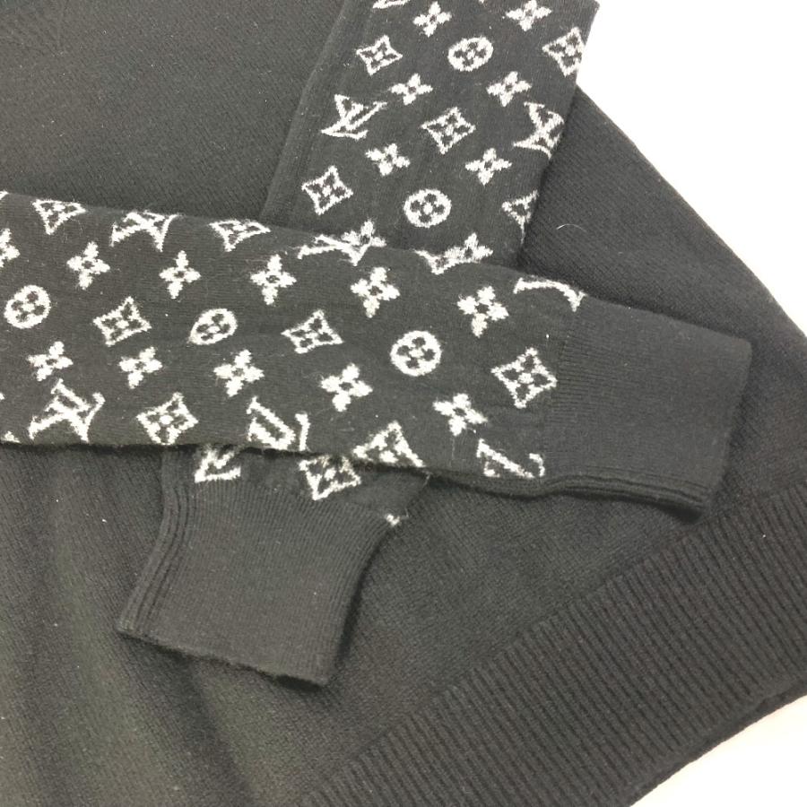 LOUIS VUITTON ルイヴィトン ハーフ モノグラム セーター アパレル 長袖 トップス ニット ウール/カシミヤ ブラック メンズ【中古】 | LOUIS VUITTON | 03