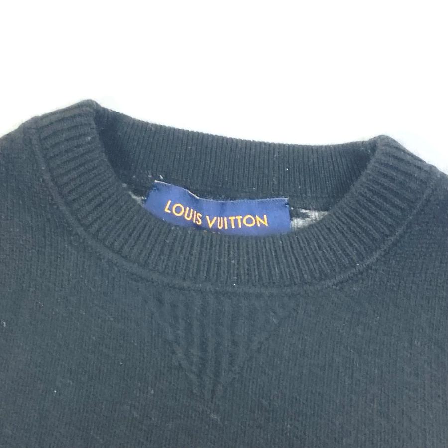 LOUIS VUITTON ルイヴィトン ハーフ モノグラム セーター アパレル 長袖 トップス ニット ウール/カシミヤ ブラック メンズ【中古】 | LOUIS VUITTON | 04