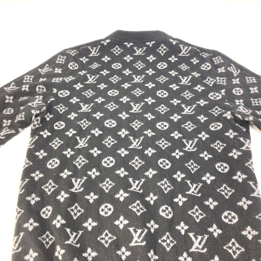 LOUIS VUITTON ルイヴィトン ハーフ モノグラム セーター アパレル 長袖 トップス ニット ウール/カシミヤ ブラック メンズ【中古】 | LOUIS VUITTON | 08
