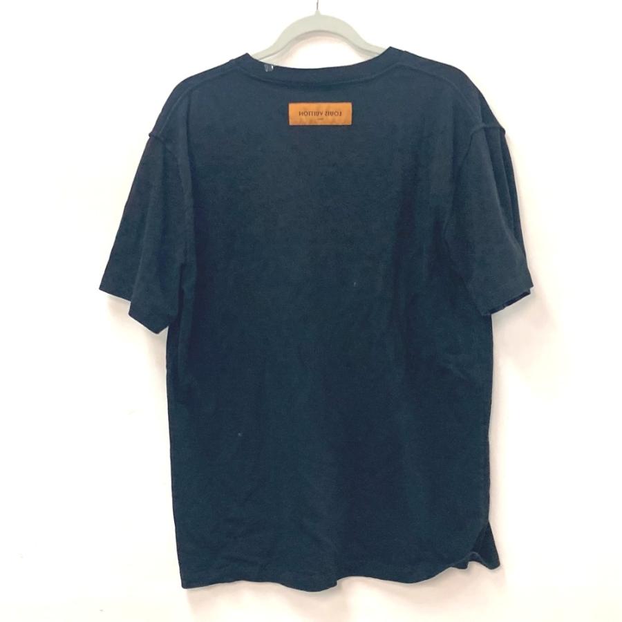 LOUIS VUITTON ルイヴィトン LVスプレッドエンブロイダリー アパレル トップス 半袖Ｔシャツ コットン ブラック メンズ【中古】 | LOUIS VUITTON | 01