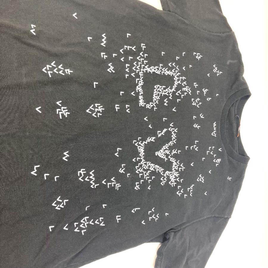 LOUIS VUITTON ルイヴィトン LVスプレッドエンブロイダリー アパレル トップス 半袖Ｔシャツ コットン ブラック メンズ【中古】 | LOUIS VUITTON | 02