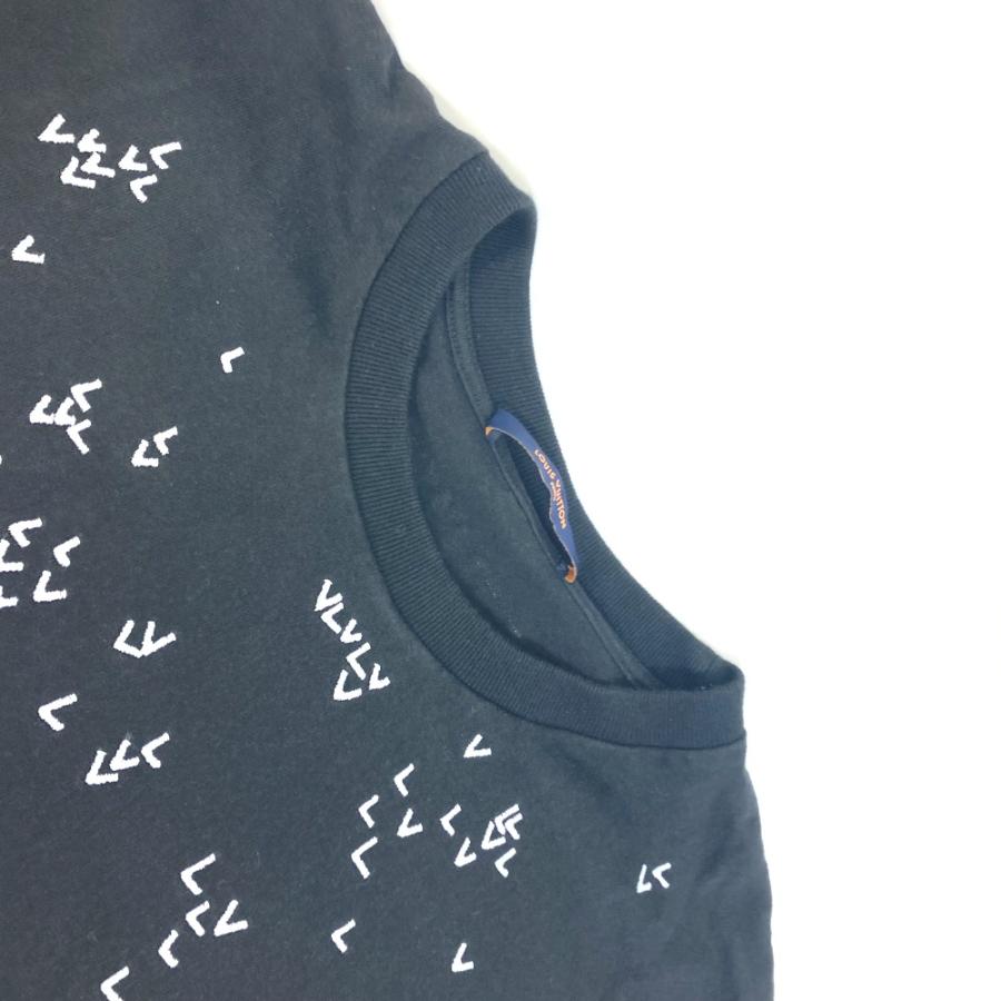 LOUIS VUITTON ルイヴィトン LVスプレッドエンブロイダリー アパレル トップス 半袖Ｔシャツ コットン ブラック メンズ【中古】 | LOUIS VUITTON | 05