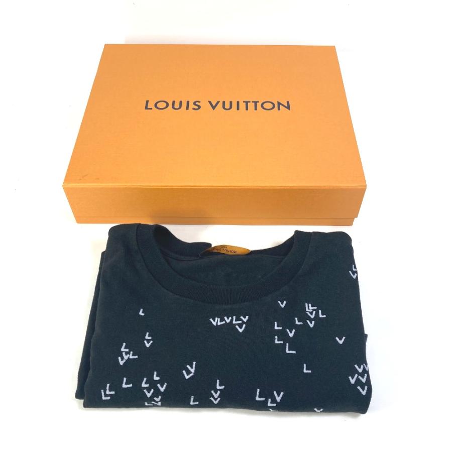 LOUIS VUITTON ルイヴィトン LVスプレッドエンブロイダリー アパレル トップス 半袖Ｔシャツ コットン ブラック メンズ【中古】 | LOUIS VUITTON | 08