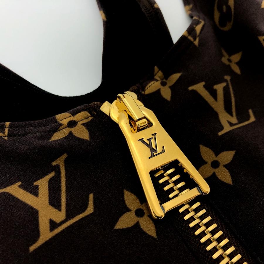 未使用 LOUIS VUITTON ルイヴィトン 1AC6AN ジップアップモノグラムワンピーススイムスーツ スイムウェア  水着 【中古】 | LOUIS VUITTON | 02