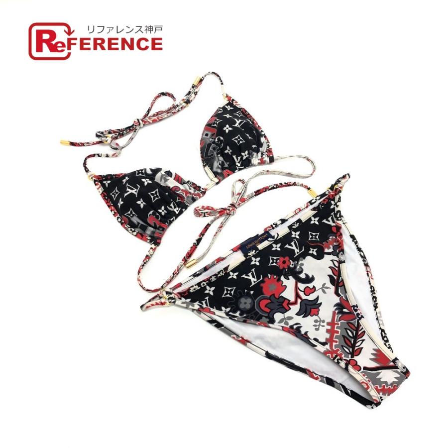 LOUIS VUITTON ルイヴィトン バンダナプリントビキニ  トップ&ボトムスセット  スイムウェア 水着 マルチカラー レディース【中古】 | LOUIS VUITTON