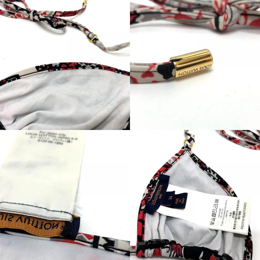 LOUIS VUITTON ルイヴィトン バンダナプリントビキニ  トップ&ボトムスセット  スイムウェア 水着 マルチカラー レディース【中古】 | LOUIS VUITTON | 07