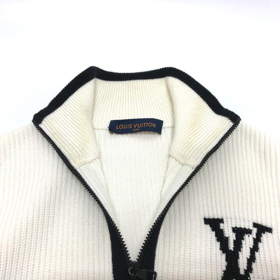 LOUIS VUITTON ルイヴィトン RM212M LV ツートンハイネック  ウィズ ハーフジップ ニット 長袖 21AW  セーター ホワイト メンズ【中古】 | LOUIS VUITTON | 02