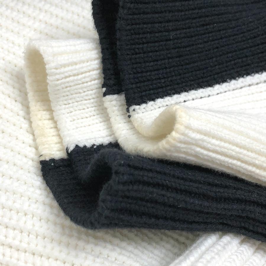 LOUIS VUITTON ルイヴィトン RM212M LV ツートンハイネック  ウィズ ハーフジップ ニット 長袖 21AW  セーター ホワイト メンズ【中古】 | LOUIS VUITTON | 03