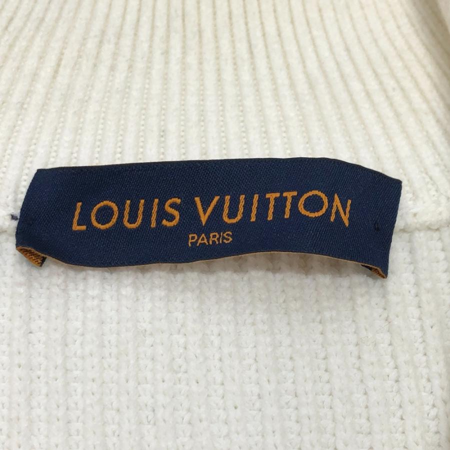LOUIS VUITTON ルイヴィトン RM212M LV ツートンハイネック  ウィズ ハーフジップ ニット 長袖 21AW  セーター ホワイト メンズ【中古】 | LOUIS VUITTON | 05