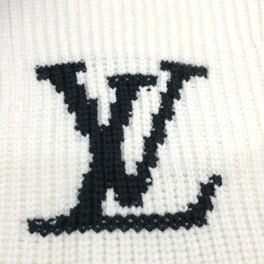 LOUIS VUITTON ルイヴィトン RM212M LV ツートンハイネック  ウィズ ハーフジップ ニット 長袖 21AW  セーター ホワイト メンズ【中古】 | LOUIS VUITTON | 06