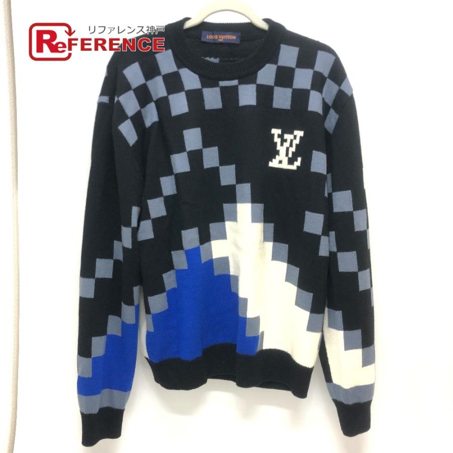 ルイヴィトン フェアアイルマクロクルーネックニット