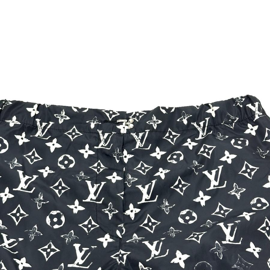 LOUIS VUITTON ルイヴィトン 1A5TSI ステンシルエフェクトモノグラム アパレル ボトムス ジョギング パンツ ブラック レディース【中古】 | LOUIS VUITTON | 02