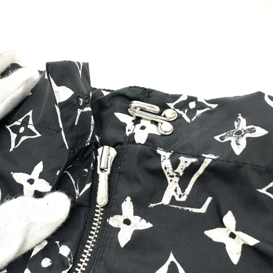 LOUIS VUITTON ルイヴィトン 1A5TSI ステンシルエフェクトモノグラム アパレル ボトムス ジョギング パンツ ブラック レディース【中古】 | LOUIS VUITTON | 03