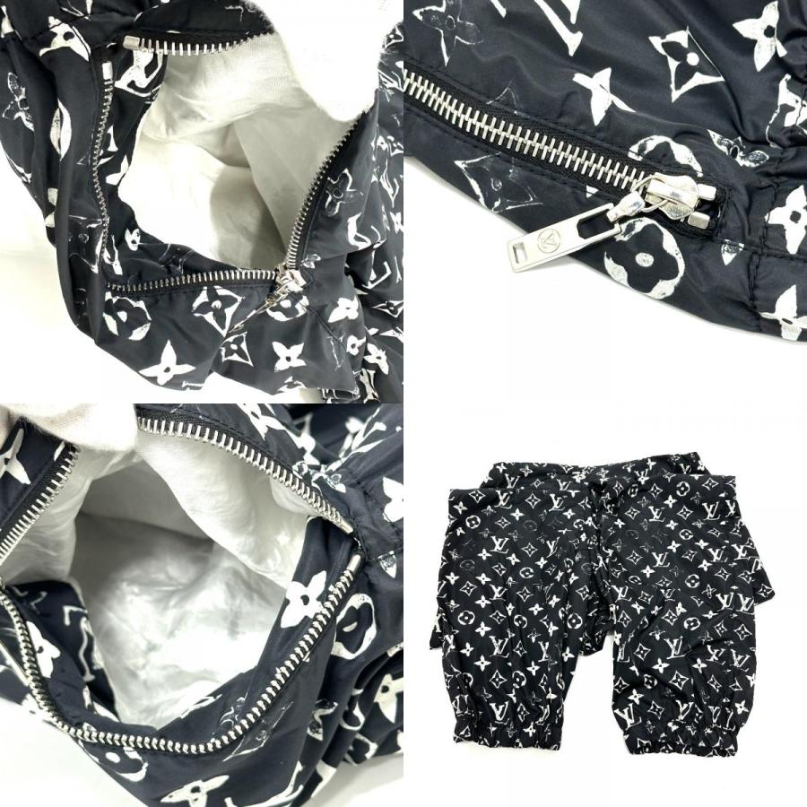 LOUIS VUITTON ルイヴィトン 1A5TSI ステンシルエフェクトモノグラム アパレル ボトムス ジョギング パンツ ブラック レディース【中古】 | LOUIS VUITTON | 08