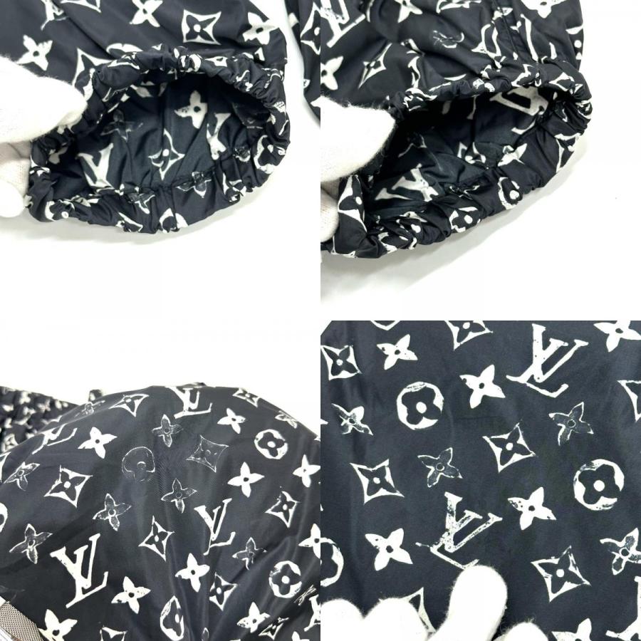 LOUIS VUITTON ルイヴィトン 1A5TSI ステンシルエフェクトモノグラム アパレル ボトムス ジョギング パンツ ブラック レディース【中古】 | LOUIS VUITTON | 09