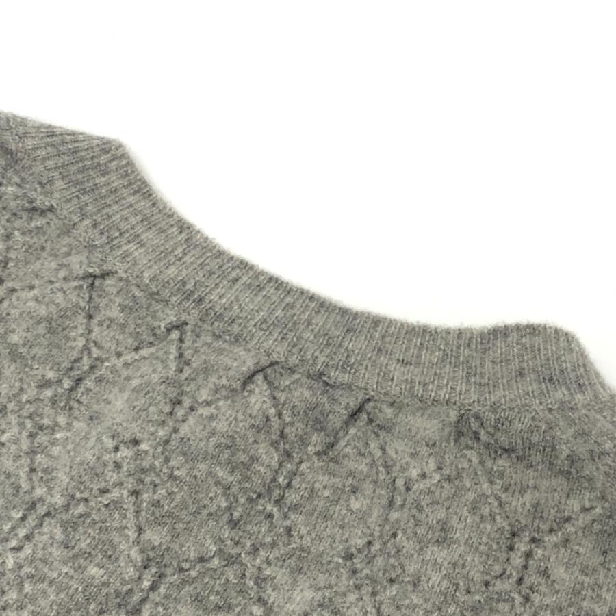 LOUIS VUITTON ルイヴィトン アパレル 長袖 Vネック フレア ニットワンピ ニット ワンピース グレー レディース【中古】 | LOUIS VUITTON | 03