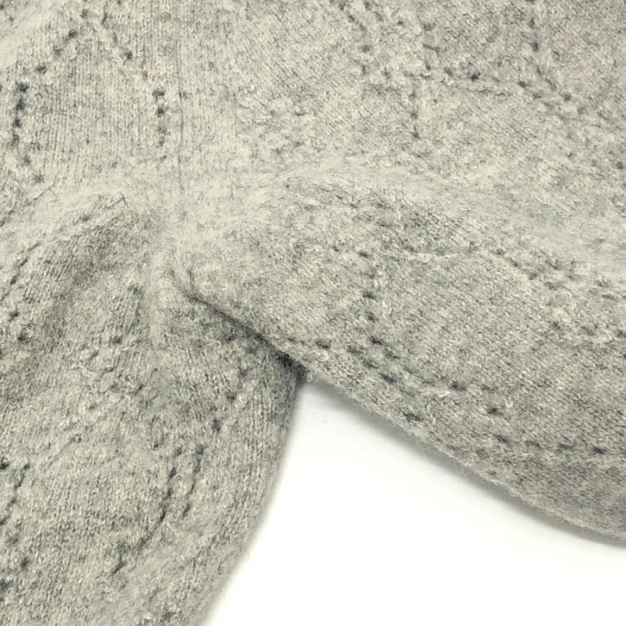 LOUIS VUITTON ルイヴィトン アパレル 長袖 Vネック フレア ニットワンピ ニット ワンピース グレー レディース【中古】 | LOUIS VUITTON | 08