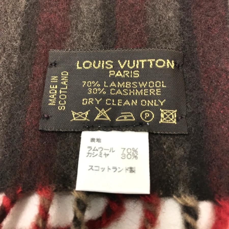 LOUIS VUITTON ルイ・ヴィトン M71985 エシャルプ・レイエ メンズ レディース マフラー レッド | LOUIS VUITTON | 05