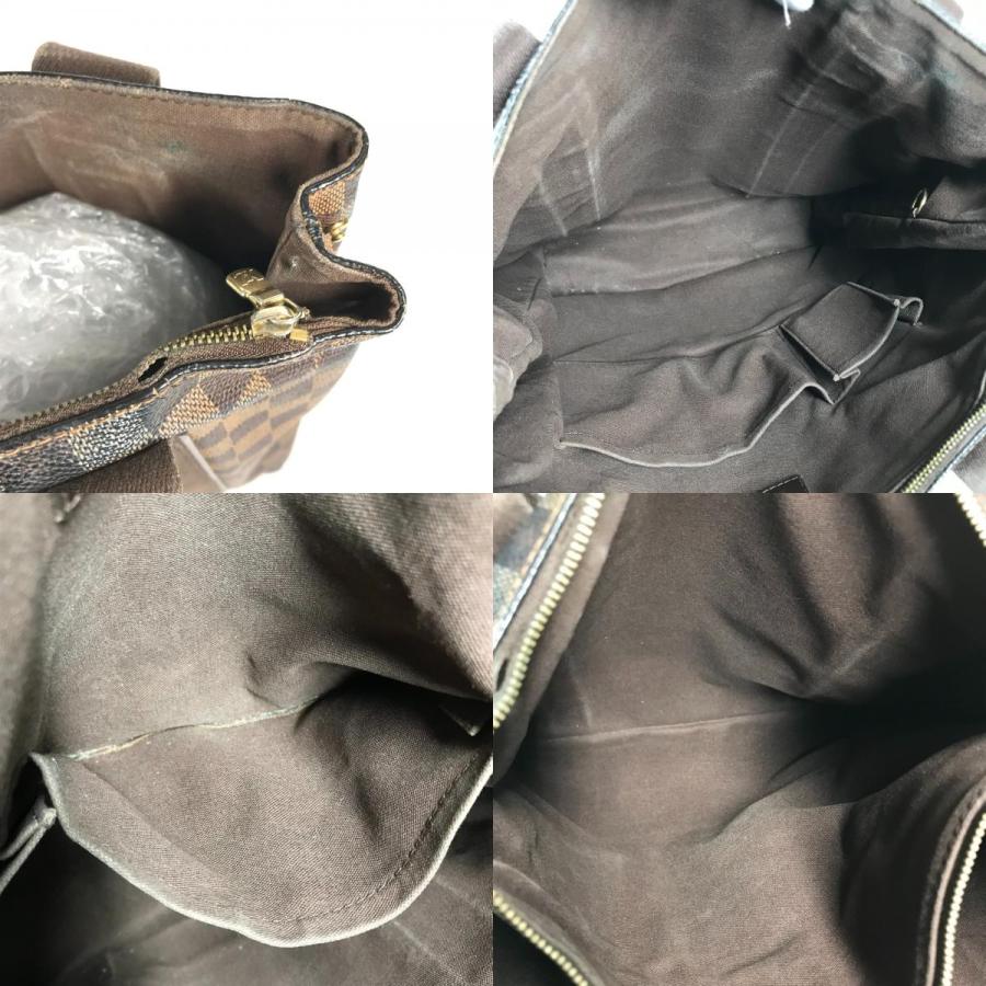LOUIS VUITTON ルイヴィトン N52006 カバ ボブール ショルダーバッグ カバン 肩掛け 縦型 ダミエ トートバッグ エベヌ ブラウン【中古】 | LOUIS VUITTON | 08