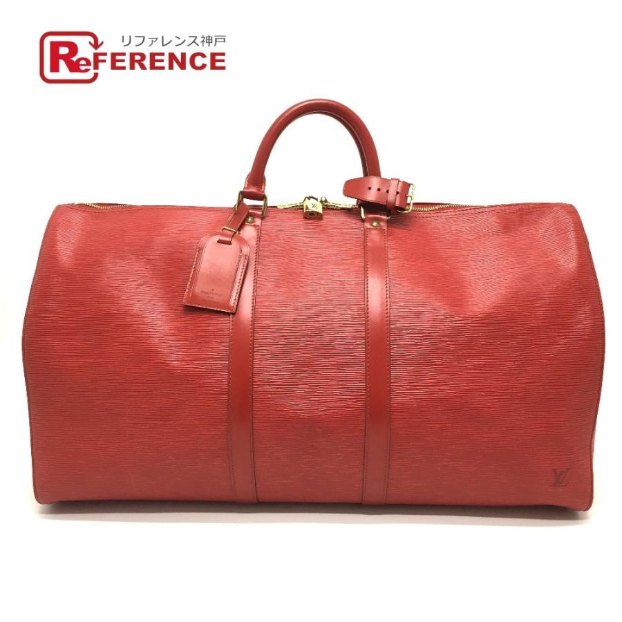 ランキング１位受賞 Louis Vuitton ルイヴィトン M キーポル55 エピ ボストンバッグ レッド レディース 中古 日本正規品 Www Skylanceronline Com