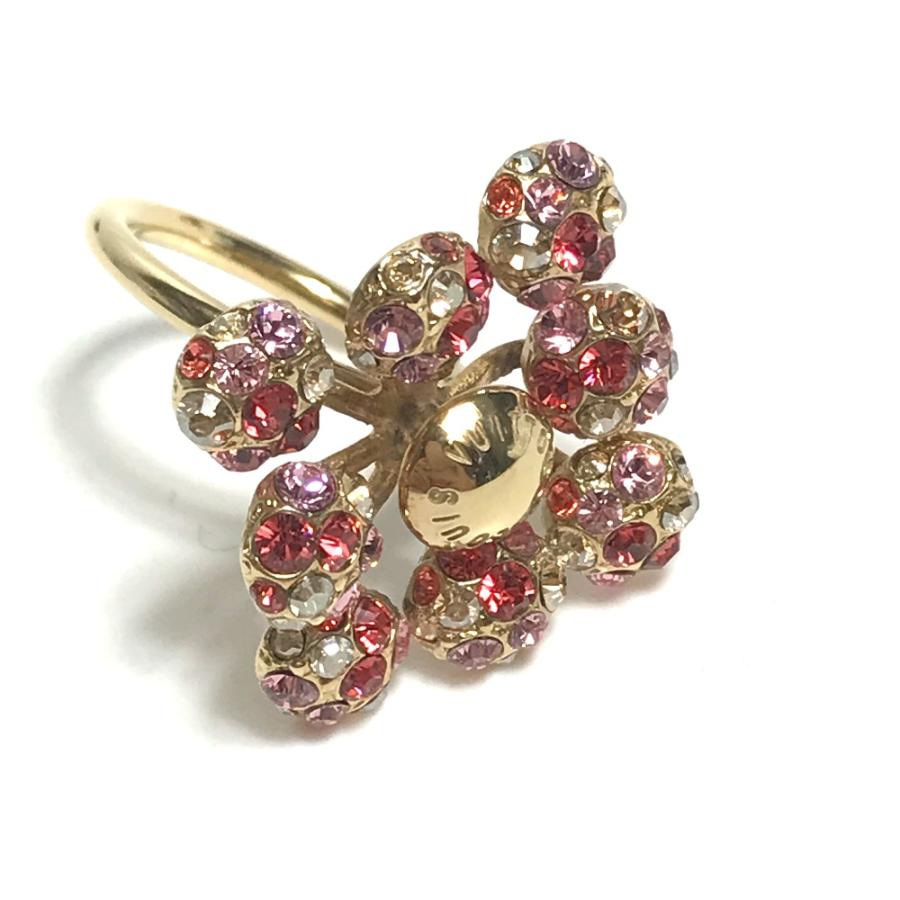 美品 LOUIS VUITTON ルイヴィトン ラインストーン アクセサリー リング 