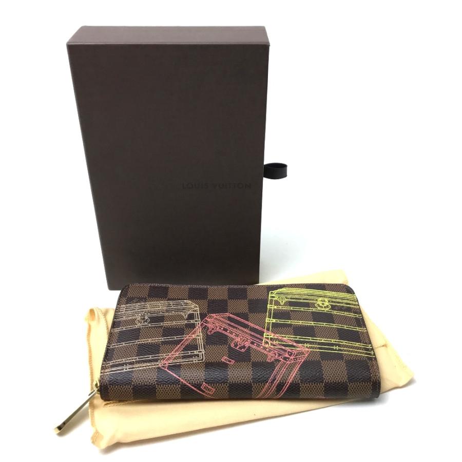 LOUIS VUITTON ルイヴィトン N63026 ダミエ トランク ジッピー