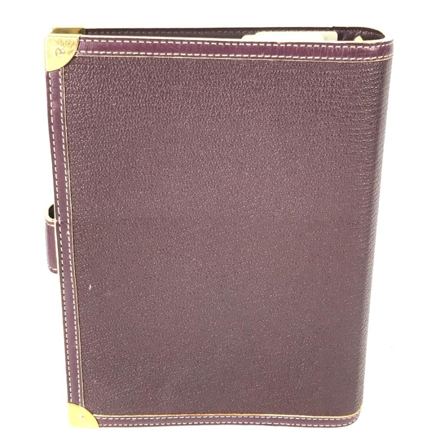 LOUIS VUITTON ルイヴィトン R20885 アジェンダMM ダイアリー ステーショナリー スハリ 手帳カバー プリュンヌ パープル 【中古】 | LOUIS VUITTON | 01