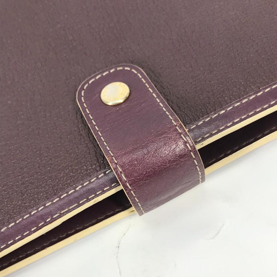 LOUIS VUITTON ルイヴィトン R20885 アジェンダMM ダイアリー ステーショナリー スハリ 手帳カバー プリュンヌ パープル 【中古】 | LOUIS VUITTON | 02