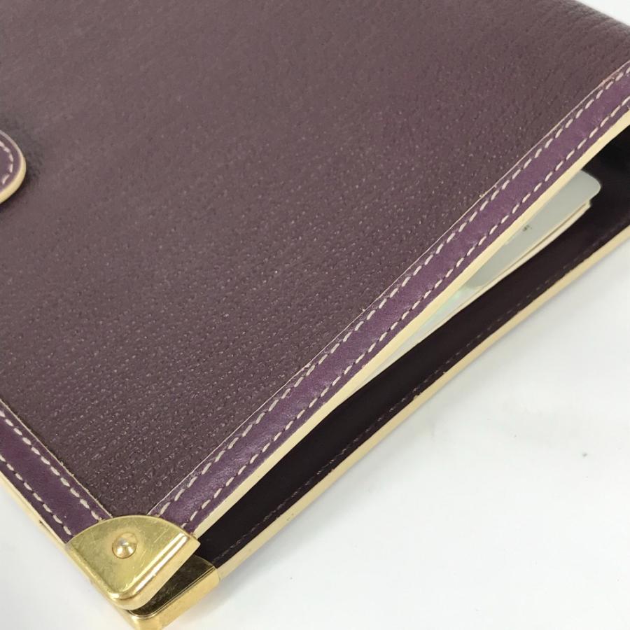 LOUIS VUITTON ルイヴィトン R20885 アジェンダMM ダイアリー ステーショナリー スハリ 手帳カバー プリュンヌ パープル 【中古】 | LOUIS VUITTON | 04
