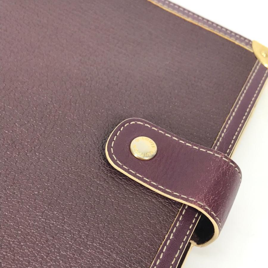 LOUIS VUITTON ルイヴィトン R20885 アジェンダMM ダイアリー ステーショナリー スハリ 手帳カバー プリュンヌ パープル 【中古】 | LOUIS VUITTON | 05