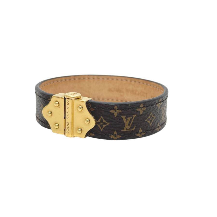 LOUIS VUITTON ルイヴィトン M6689 ブラスレ・スピリット ブレスレット アクセサリー ブレス ブラウン レディース【中古】 | LOUIS VUITTON | 01