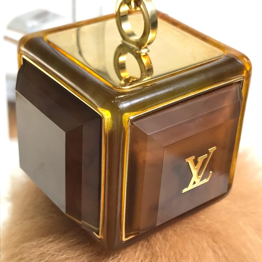 美品 LOUIS VUITTON ルイヴィトン M66969 フォクシーチャーム バッグチャーム キーホルダー ファー ブラウンベージュ系【中古】｜reference｜07