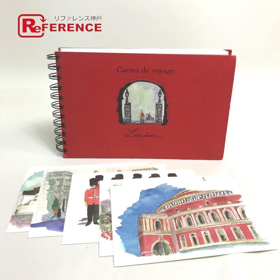 LOUIS VUITTON ルイヴィトン ノベルティ ロンドン Carnet de voyage London スケッチブック 絵本 ノートブック 紙  レッド【中古】 :152684-20416-13:リファレンス コレクション - 通販 - Yahoo!ショッピング