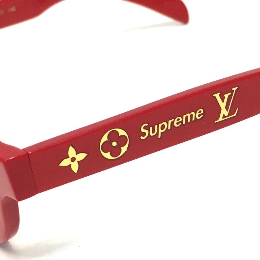 LOUIS VUITTON シュプリーム Z0989 17aw Supreme 切り裂い ROUND (RED 