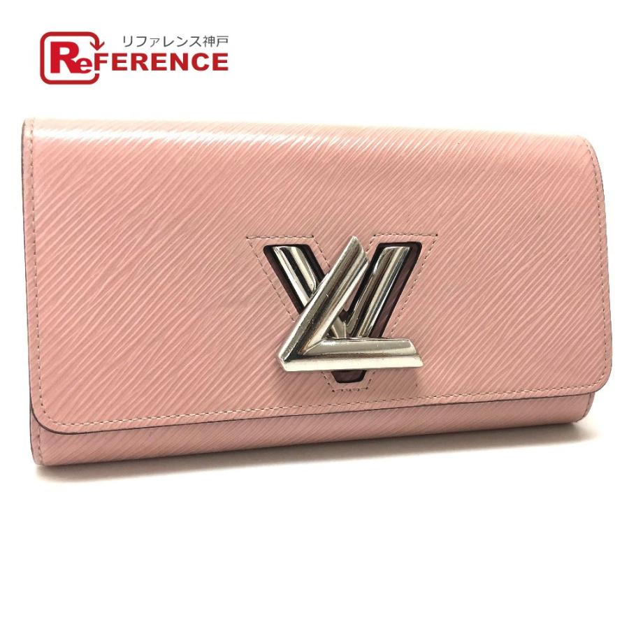 LOUIS VUITTON エピ ダブルホック　二つ折り財布 ピンク•グレー系 LOUIS VUITTON エピ ダブルホック 二つ折り財布 ピンク•グレー系