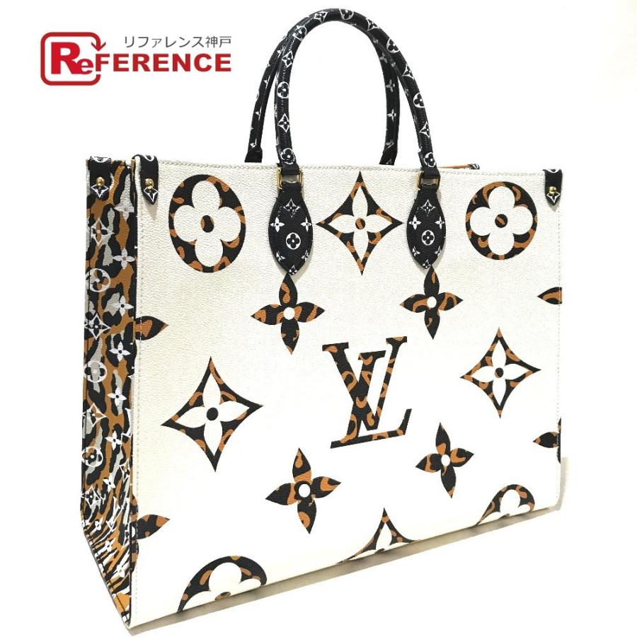 Louis Vuitton ルイ ヴィトン M オンザゴーgm モノグラム ジャングル トートバッグ イヴォワール ホワイト レディース 新品 リファレンス コレクション 通販 Yahoo ショッピング