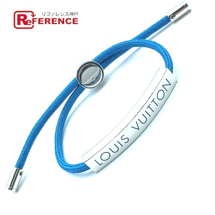 Louis Vuitton ルイヴィトン M ブラスレ Lvスペース Lvイニシャル ブレスレット ブルー ユニセックス 未使用 中古 1 リファレンス コレクション 通販 Yahoo ショッピング