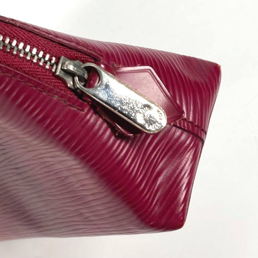 【美品】ルイヴィトン　エピ　ポシェット　コスメ　ポーチM40641 ルイヴィトン ポシェットコスメティック ポーチ エピ フューシャ M40641