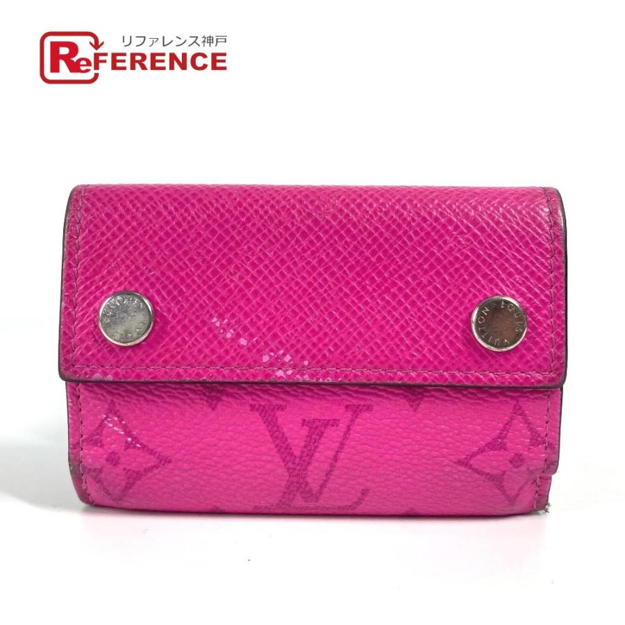 Louis Vuitton ピンク コンパクト財布 ルイヴィトン 三つ折り財布 ポルトフォイユ・ロックミニ ピンク LOUIS