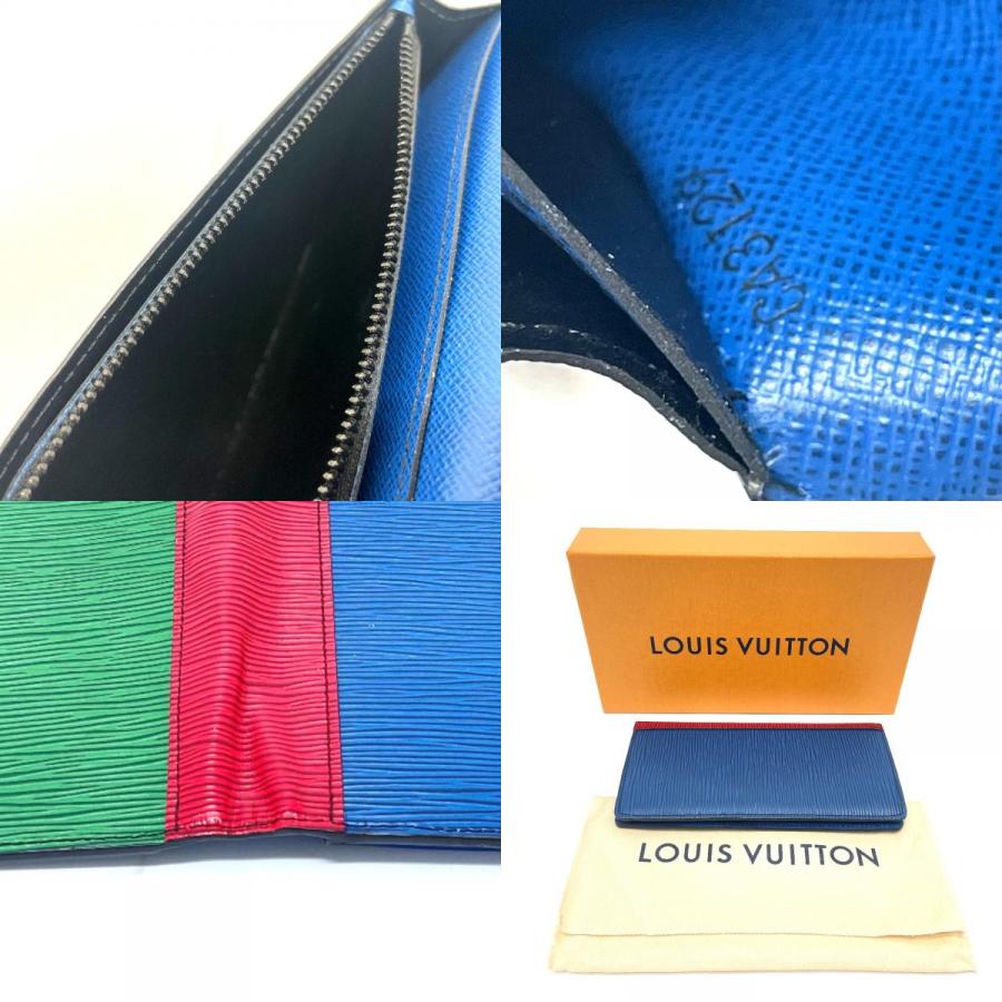 LOUIS VUITTON ルイヴィトン M68718 エピ ポルトフォイユ・ブラザNM 長 