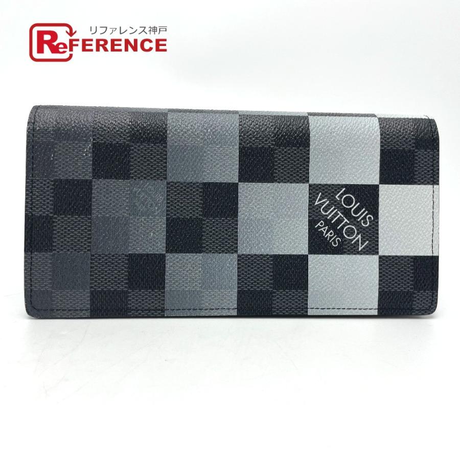 LOUIS VUITTON ルイヴィトン N40415 ポルトフォイユ ブラザ NM ダミエグラフィットジャイアント 長財布 ブロン グレー×ブラック メンズ 【中古】 :154891-19776-3:リファレンス コレクション - 通販 - Yahoo!ショッピング