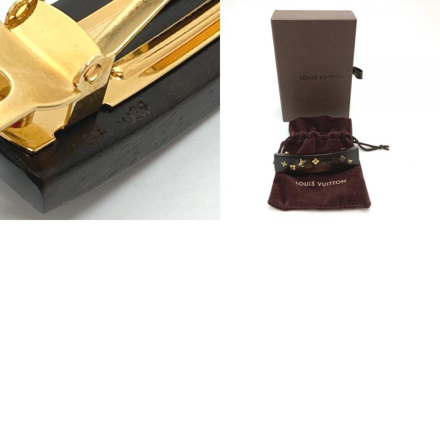 美品 Louis Vuitton ルイヴィトン M シルヴァニア ヘアアクセサリー モノグラム バレッタ ウッド ダークブラウン 中古 355 3 リファレンス コレクション 通販 Yahoo ショッピング