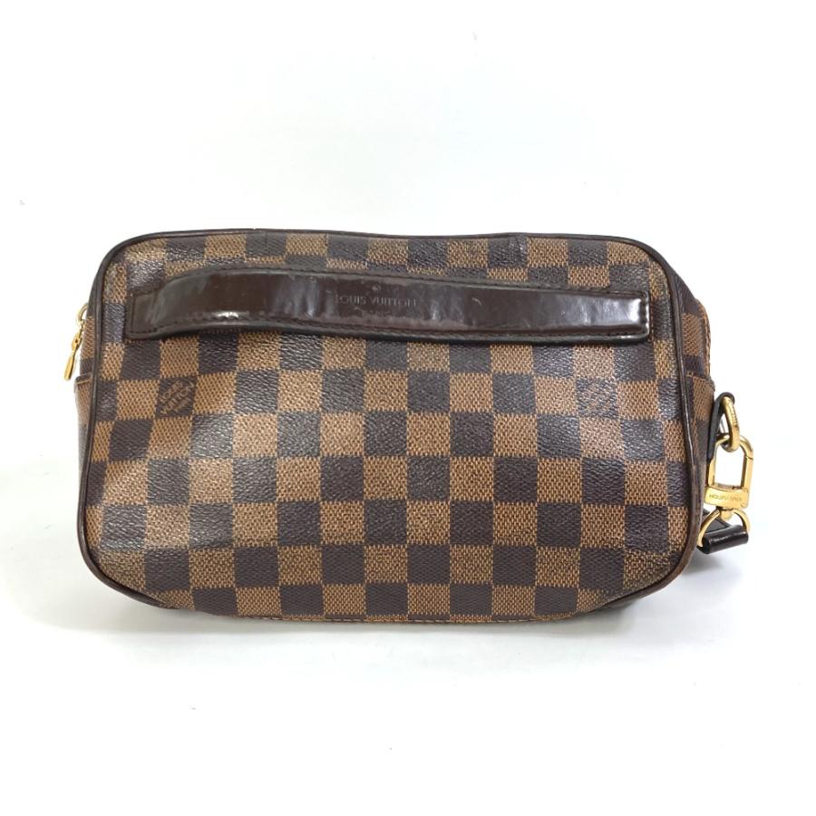 LOUIS VUITTON ルイヴィトン N41219 ダミエ ポシェット サンポール  ポーチ ストラップ付 セカンドバッグ ブラウン メンズ【中古】 | LOUIS VUITTON | 01