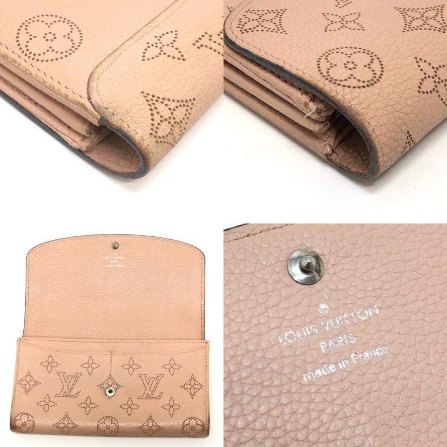 LOUIS VUITTON ルイヴィトン M60145 ポルトフォイユ・イリス 財布 ロングウォレット モノグラムマヒナ 長財布 マグノリア ピンク【中古】 | LOUIS VUITTON | 07