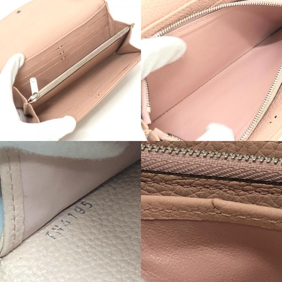 LOUIS VUITTON ルイヴィトン M60145 ポルトフォイユ・イリス 財布 ロングウォレット モノグラムマヒナ 長財布 マグノリア ピンク【中古】 | LOUIS VUITTON | 08